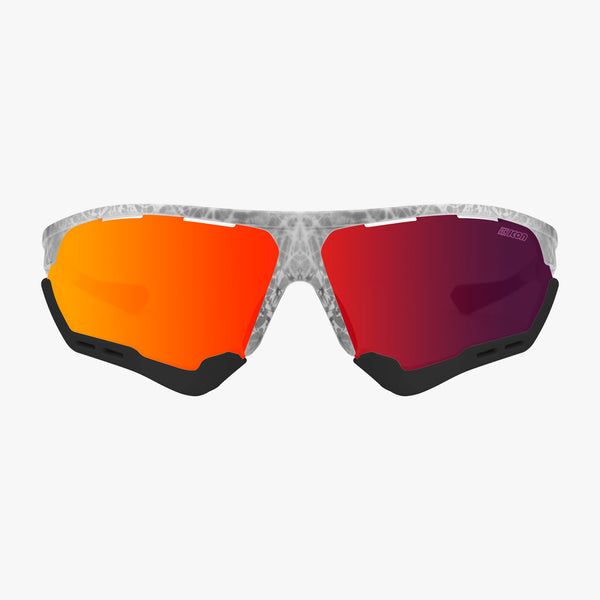 SCICON AEROCOMFORT XL Frozen color / Black fender / Multilaser red
