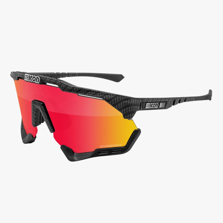 SCICON AEROSHADE XL - Carbon Matt Multimirror Red
