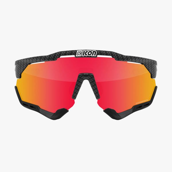 SCICON AEROSHADE XL - Carbon Matt Multimirror Red