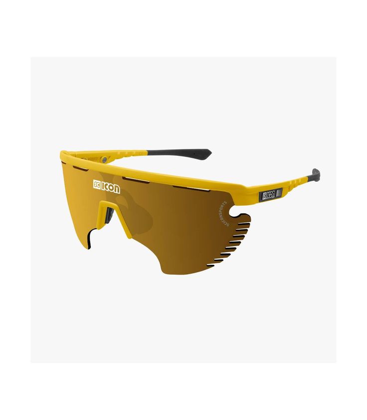 SCICON AEROWING Lamon Yellow Gloss Sungalasses (Multimirror Bronze Lens)