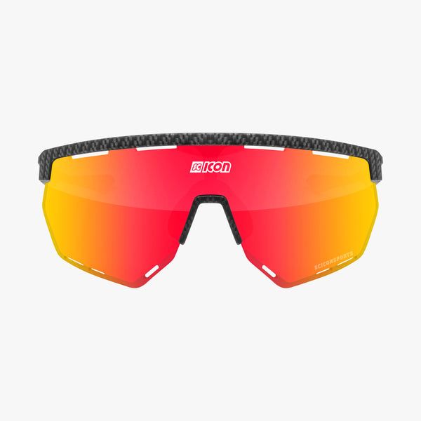 SCICON AEROWING -Carbon Matt Multimirror Red