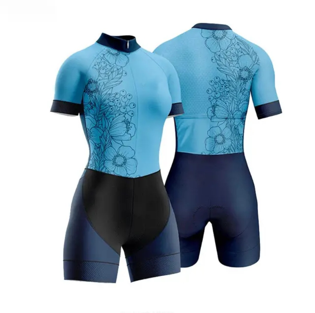 Trisuit Femenino de Manga Corta