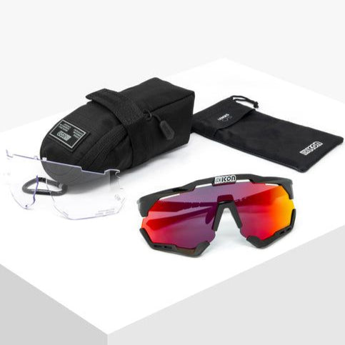SCICON AEROSHADE XL - Carbon Matt Multimirror Red