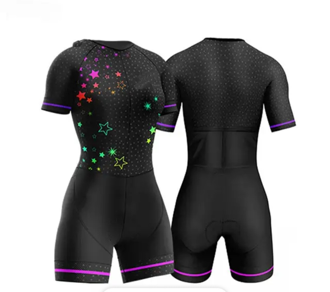 Trisuit Femenino de Manga Corta